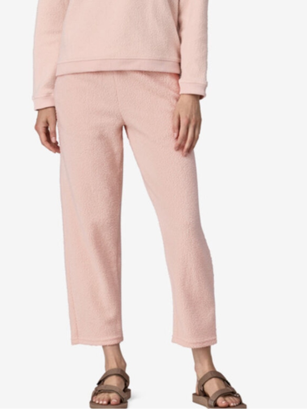 Patagonia Women's
Shearling Pink Cropped Pants size Large